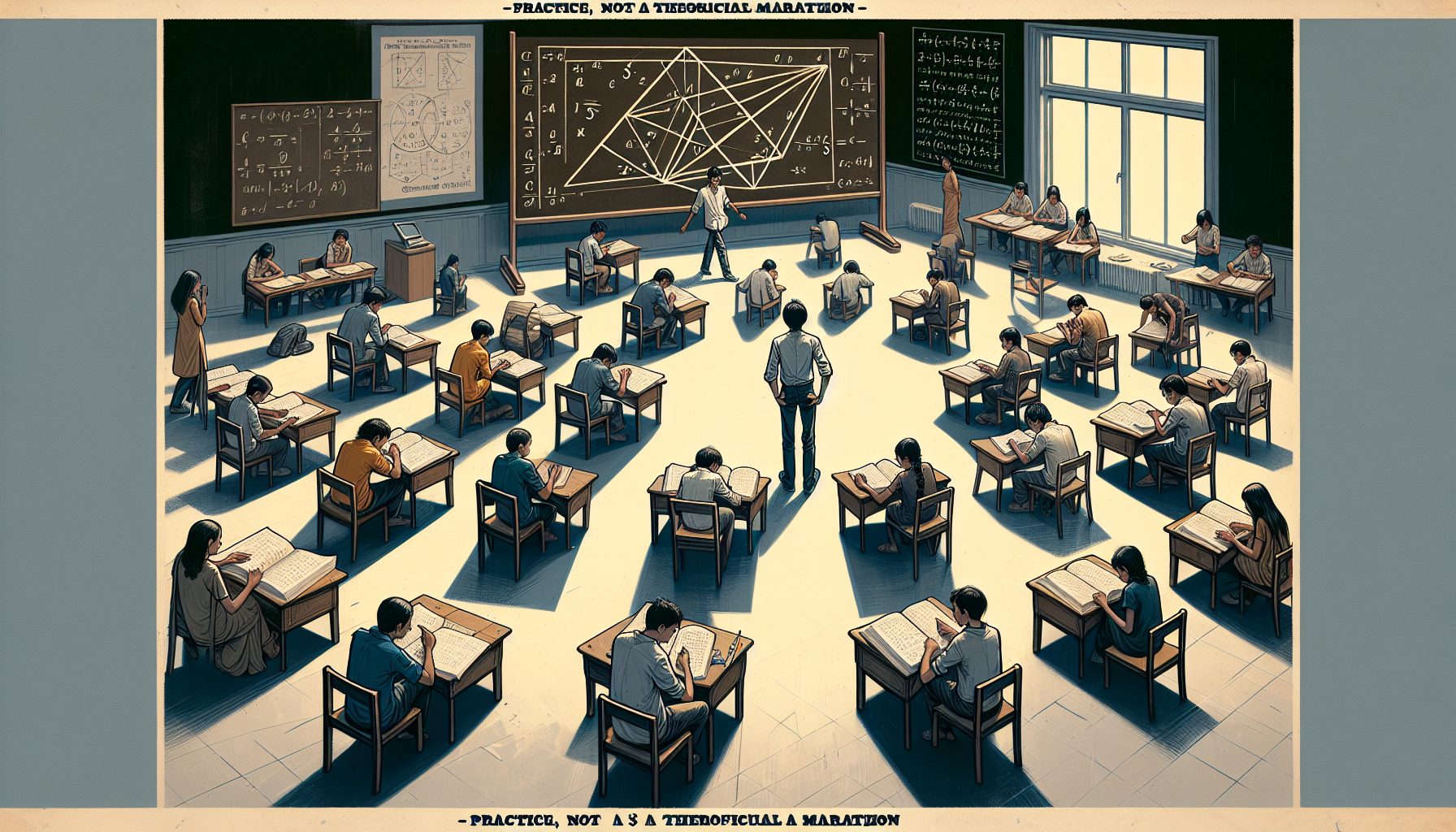 Практика, а не теоретический марафон