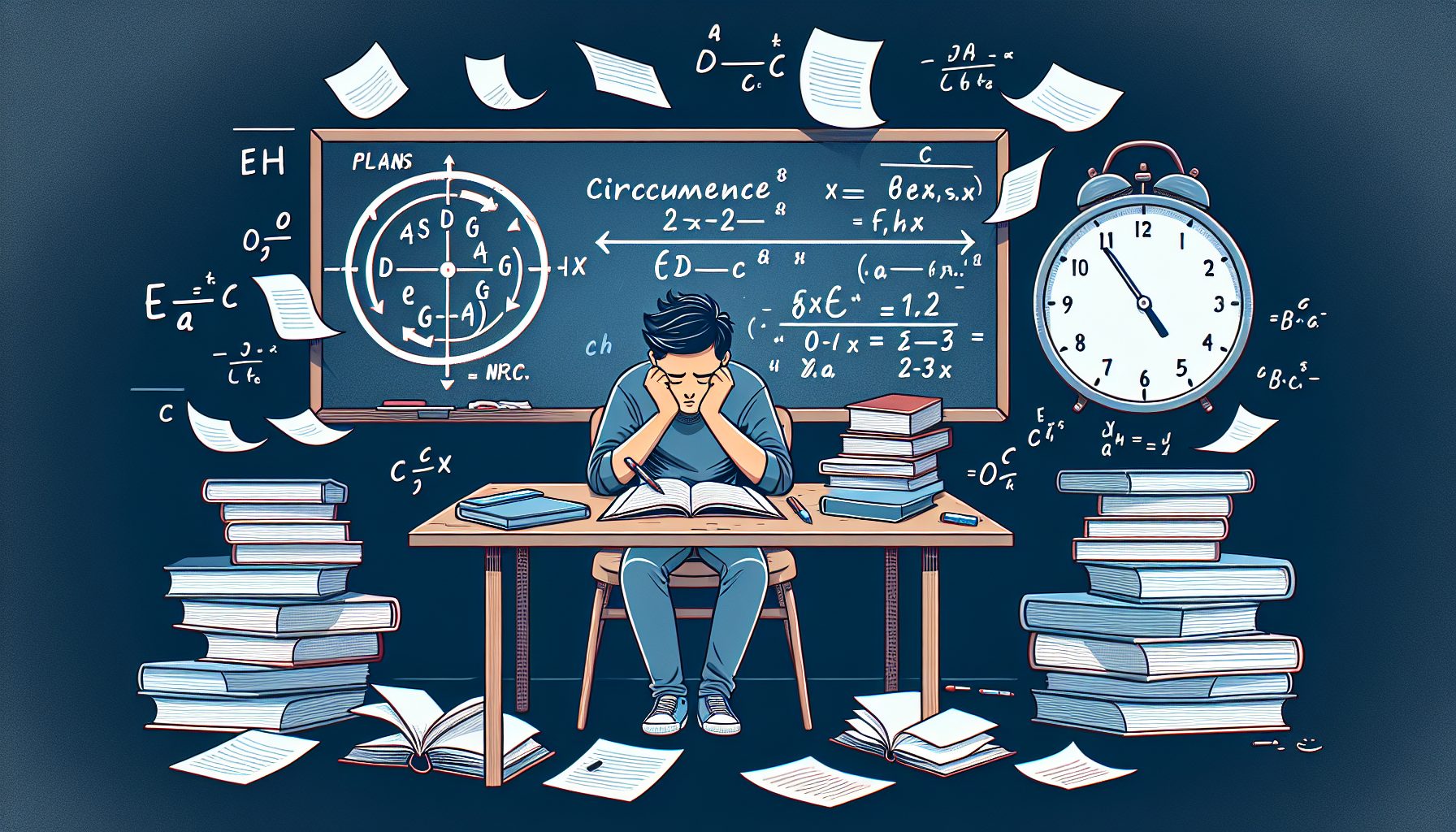 Планы, нервы и время на экзамене