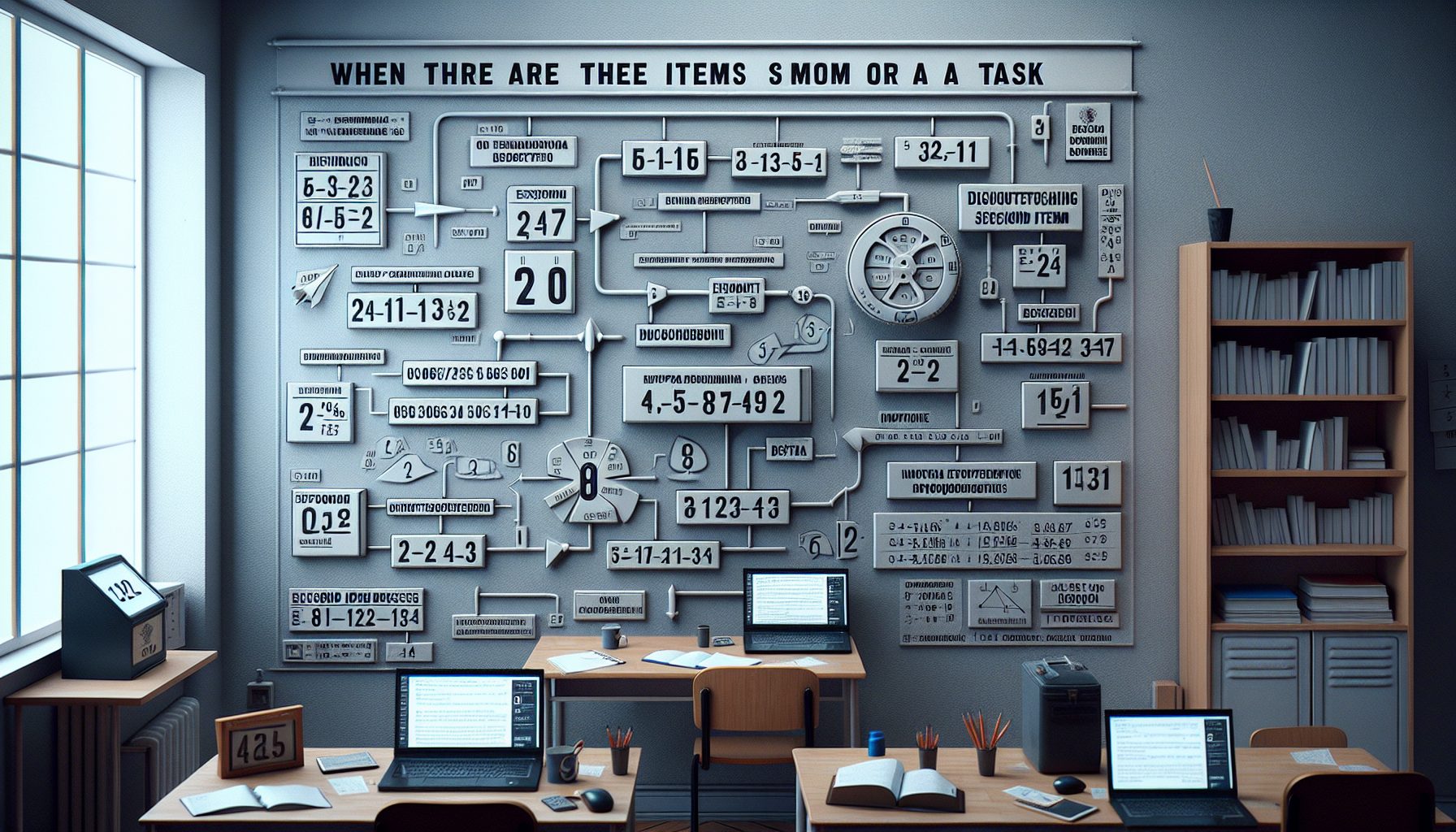 Когда в задаче три вещи или больше