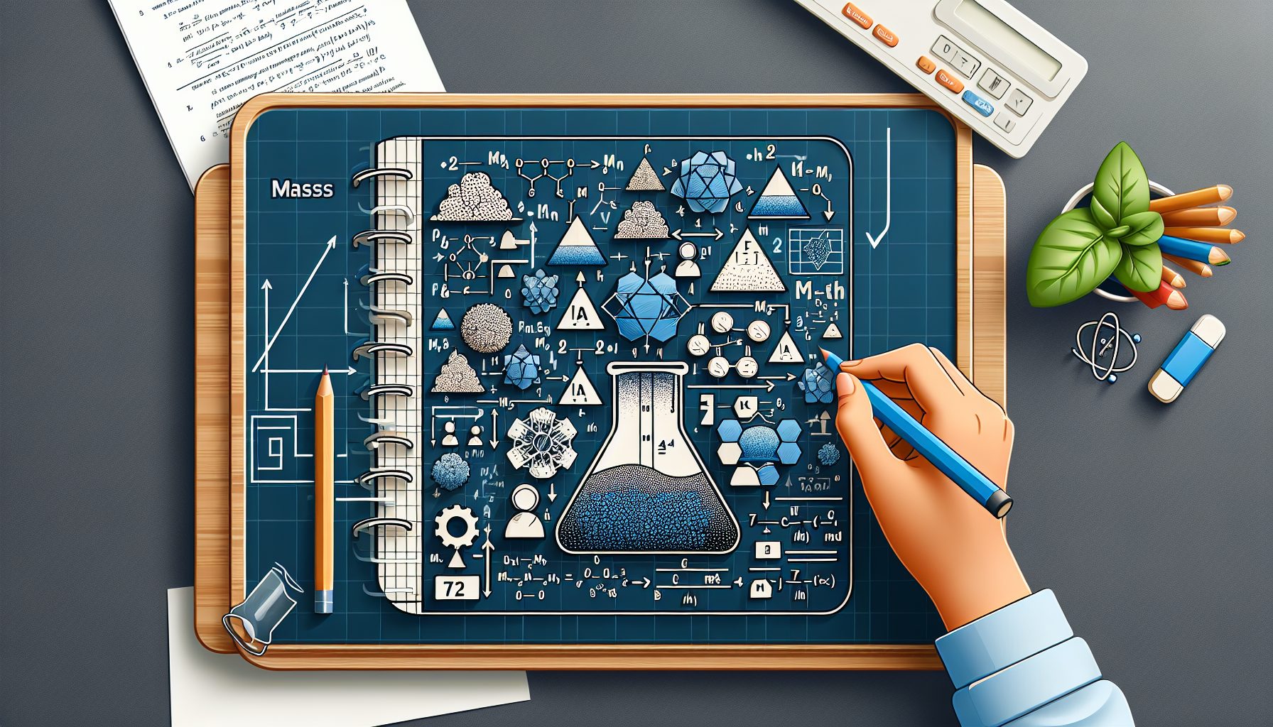 Разбираем массовую долю по шагам