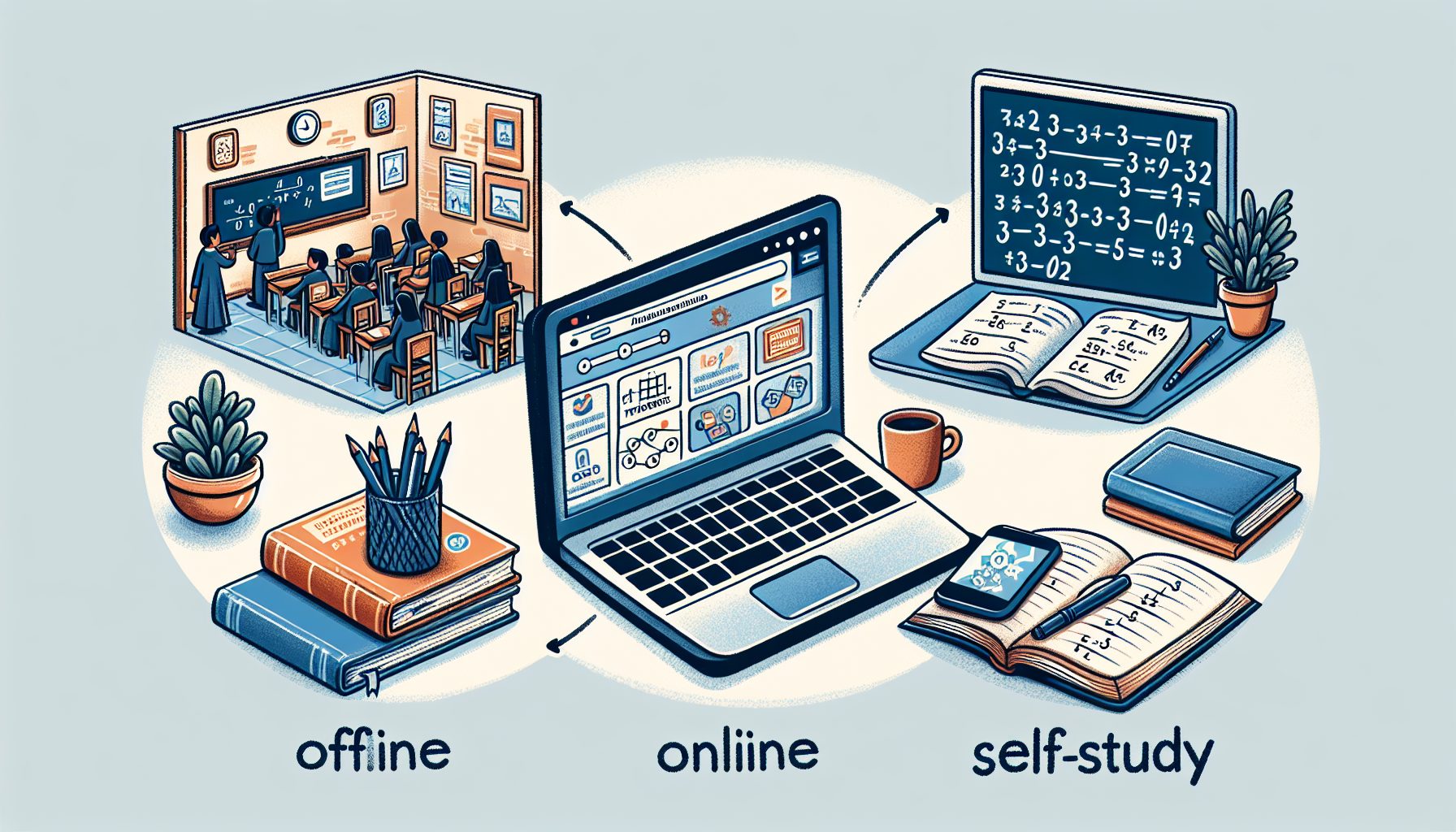 Выбор формата: офлайн, онлайн или самоучка