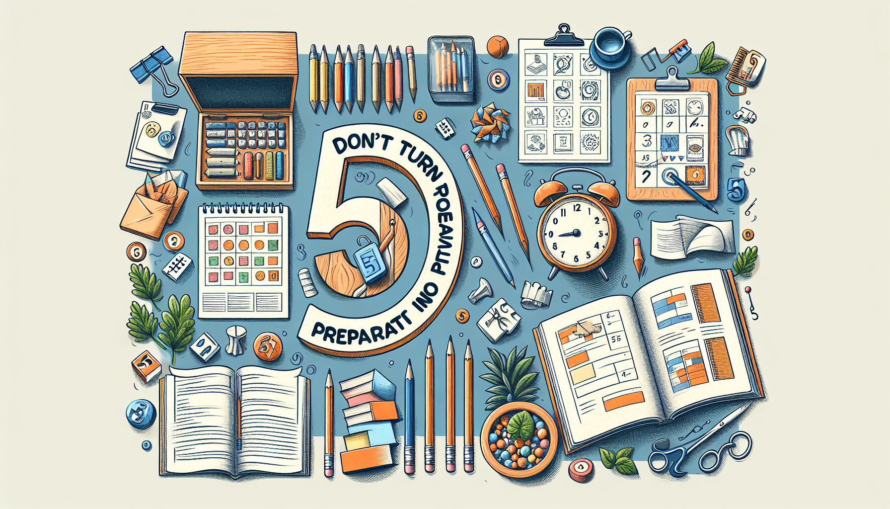 Как не превратить подготовку в хаос